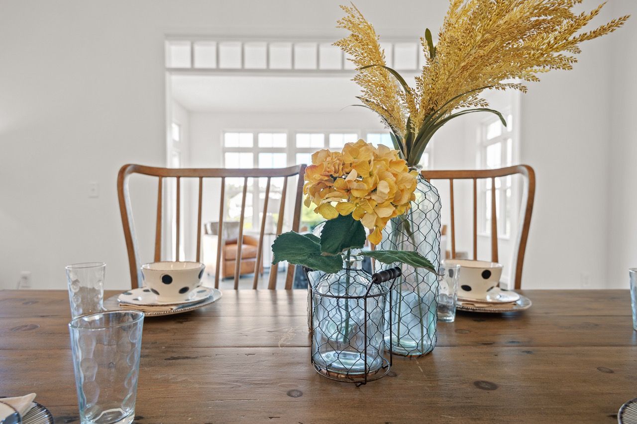 Dining room of the Bryson model from Garman Builders