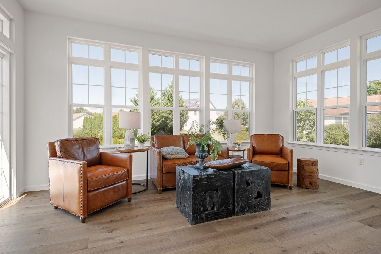 Living room of the Bryson model from Garman Builders