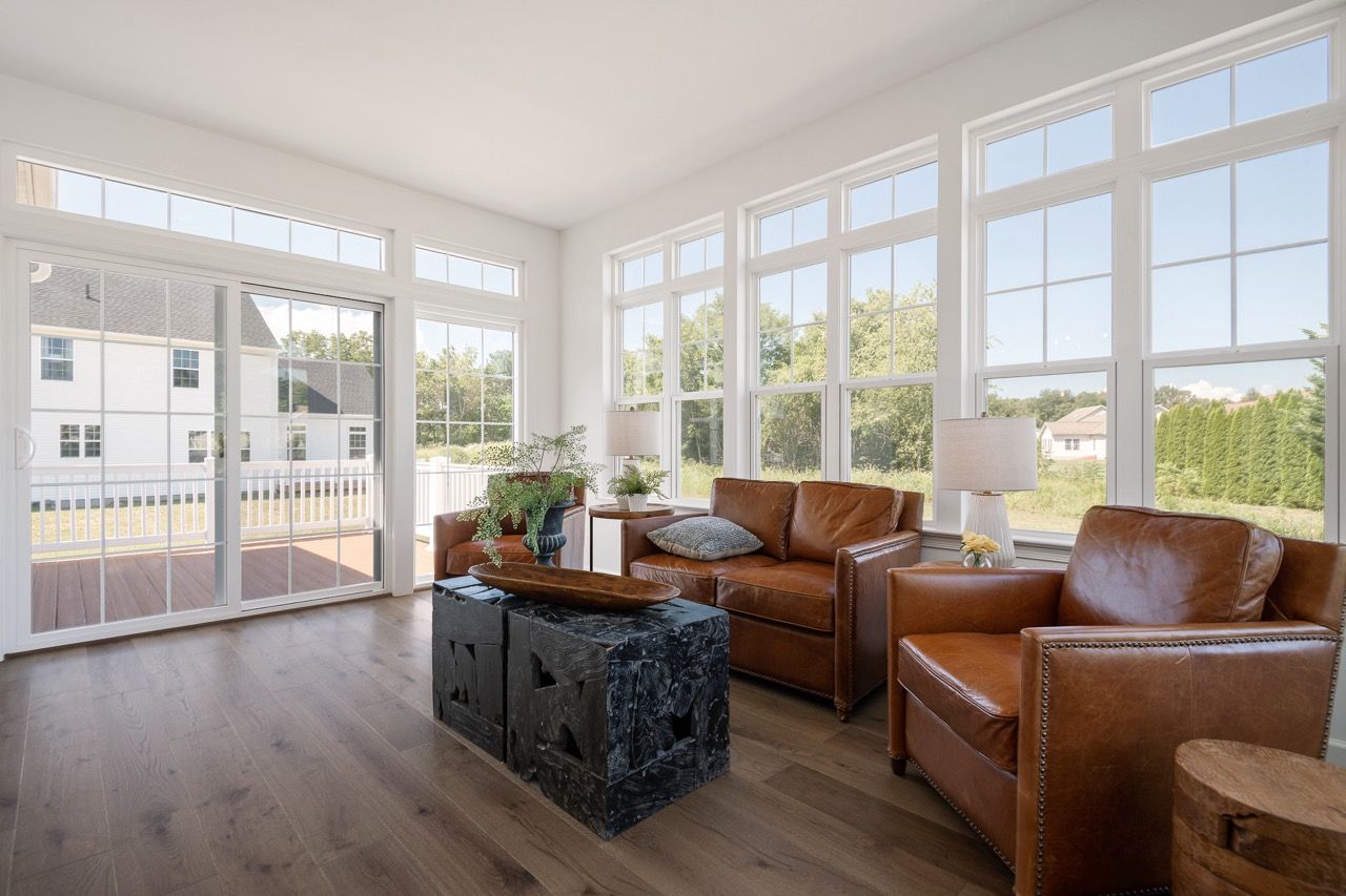 Living room of the Bryson model from Garman Builders