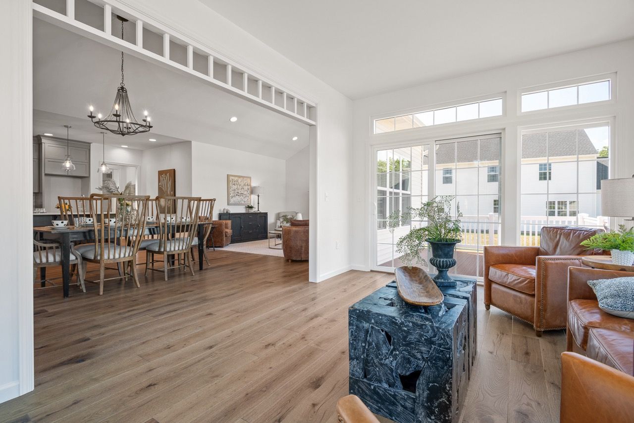 Living room of the Bryson model from Garman Builders