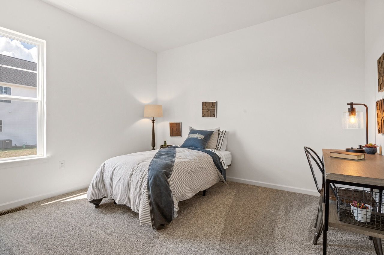 Bedroom of the Bryson model from Garman Builders