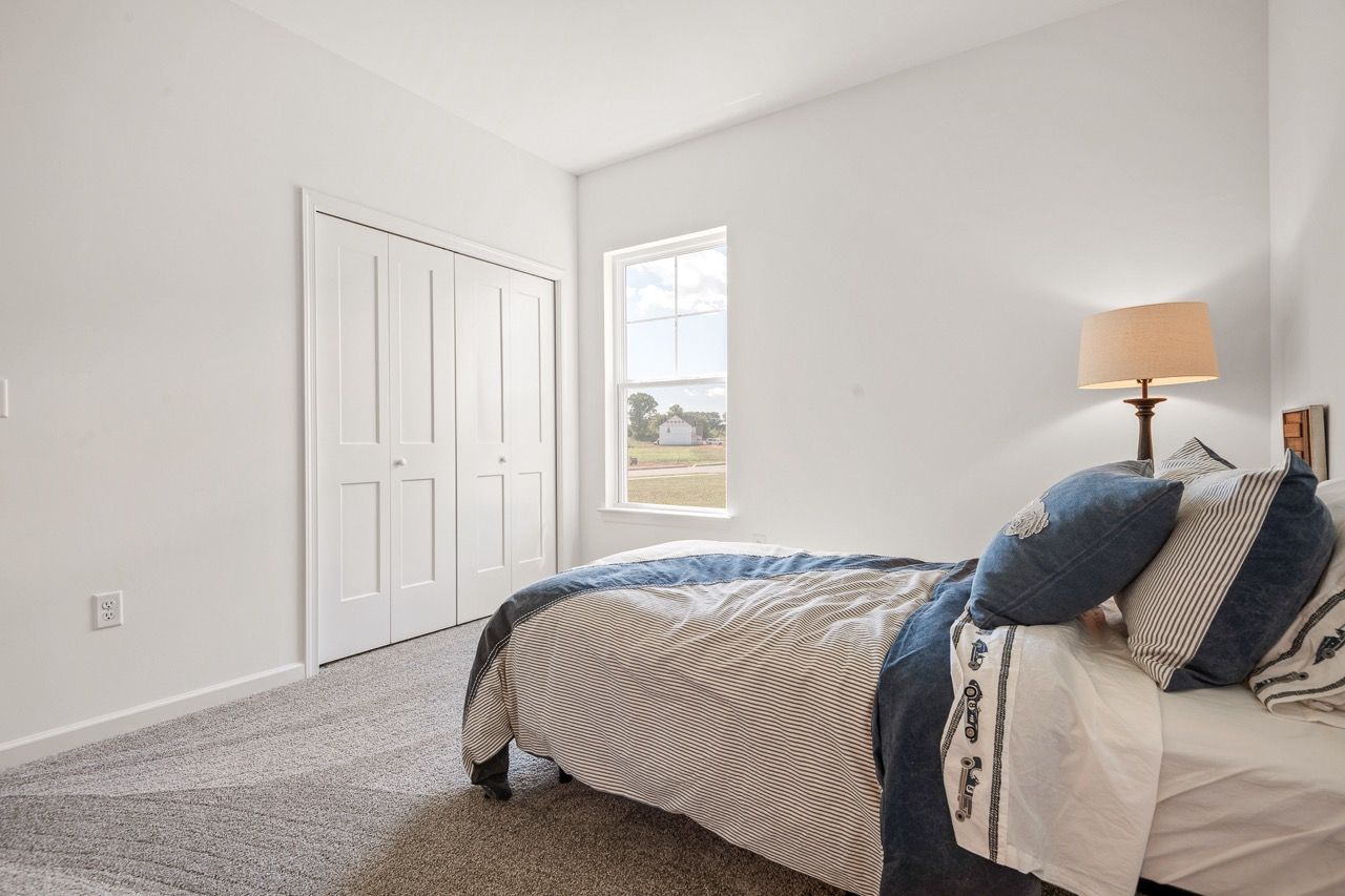 Bedroom of the Bryson model from Garman Builders