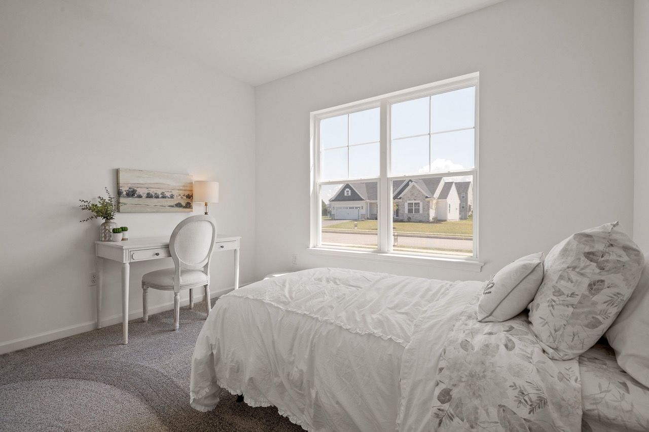 Bedroom of the Bryson model from Garman Builders