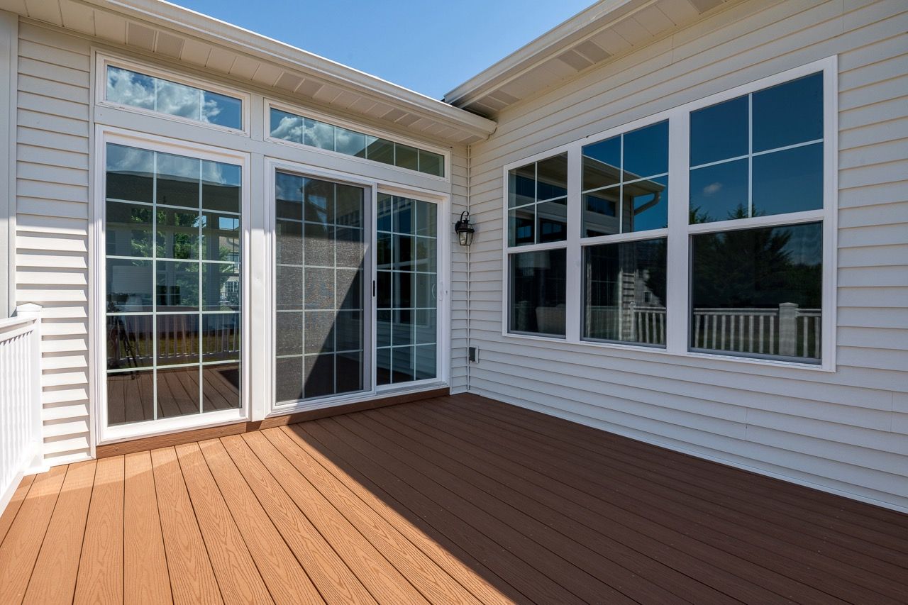 Patio of the Bryson model from Garman Builders