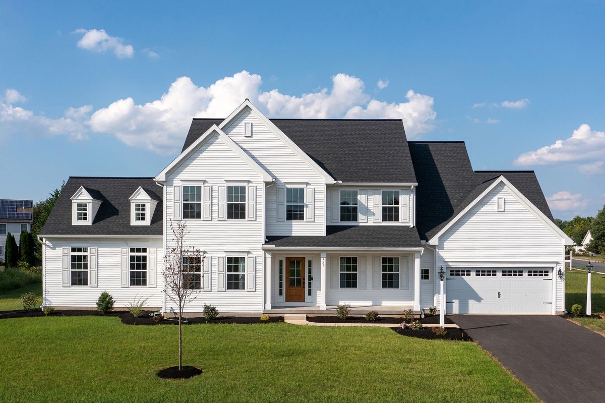 Front Elevation of a home at Forgedale Crossing Community from Garman Builders
