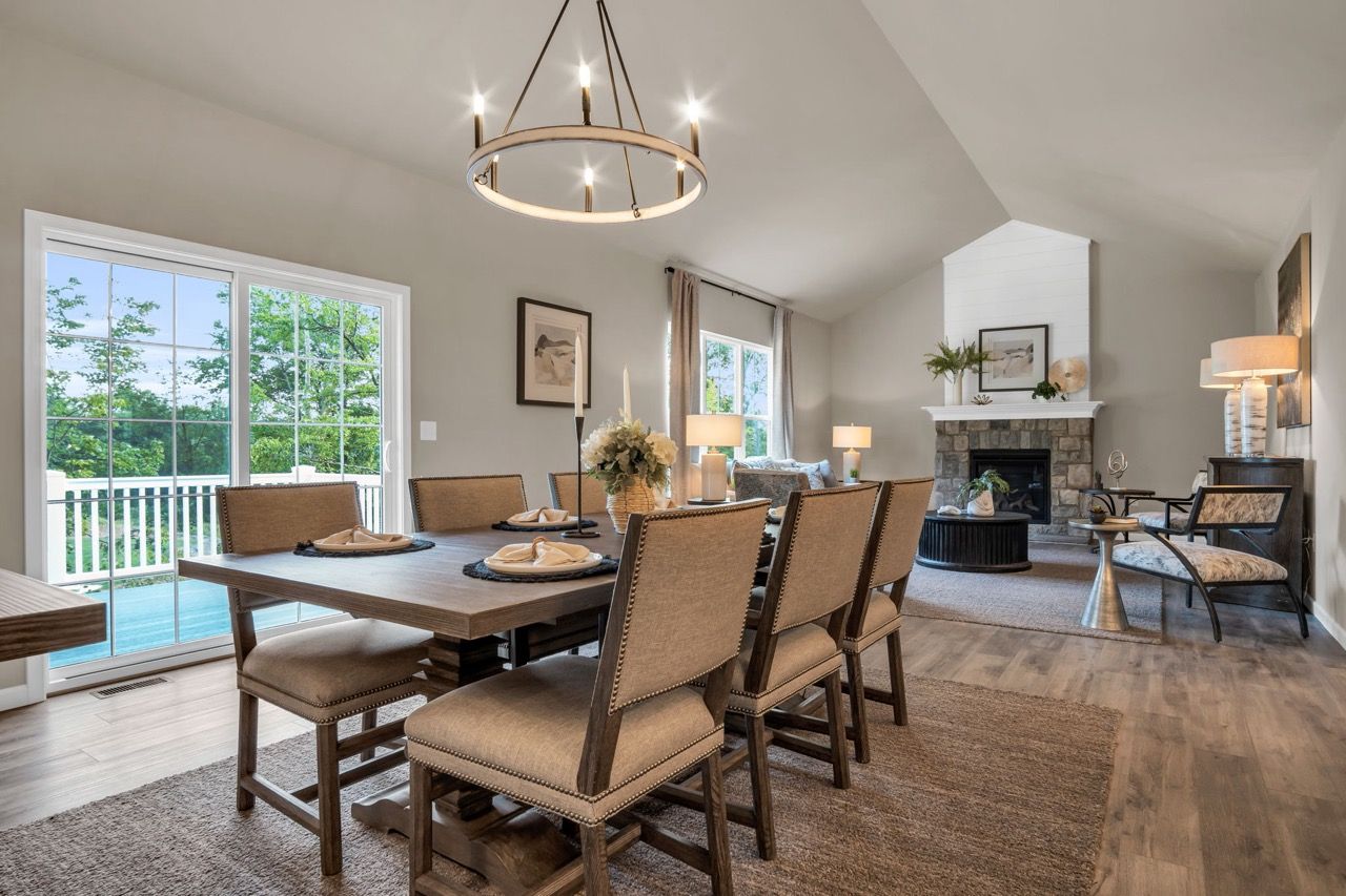 Dining Room of a Home in Parkway Farms Community from Garman Builders
