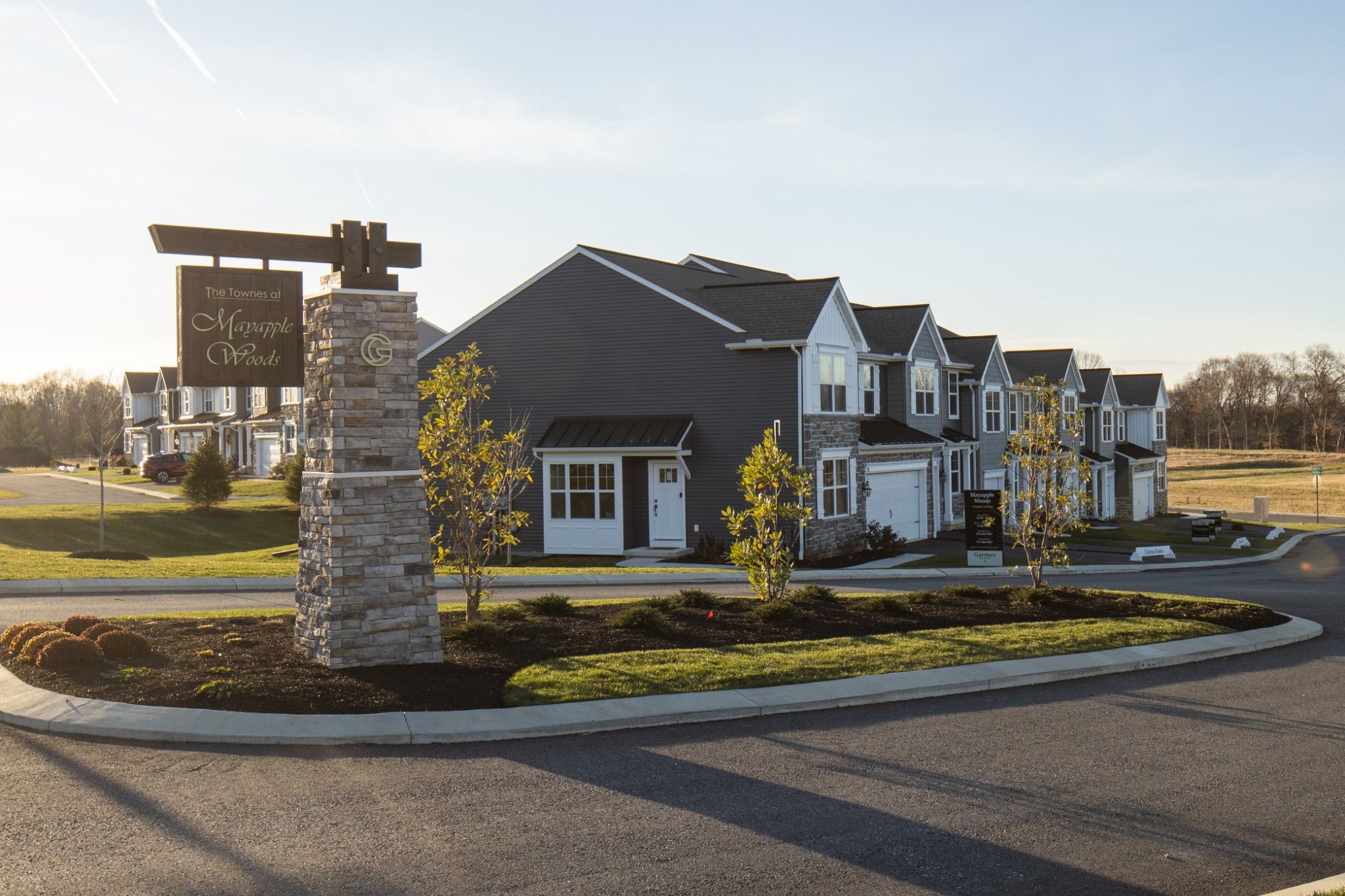 Mayapple Woods Townhome Community from Garman Builders