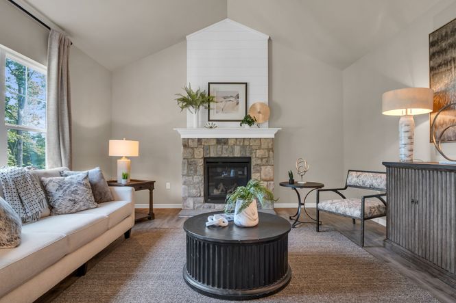 Living Room of a Home in Parkway Farms Community from Garman Builders