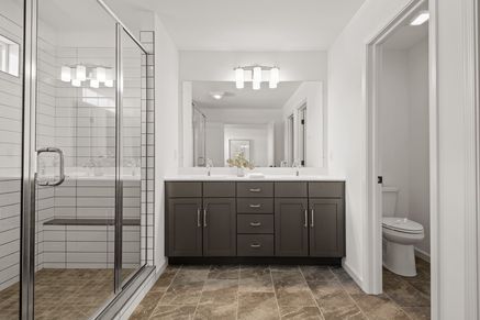 Full Bathroom of a Home in Parkway Farms Community from Garman Builders