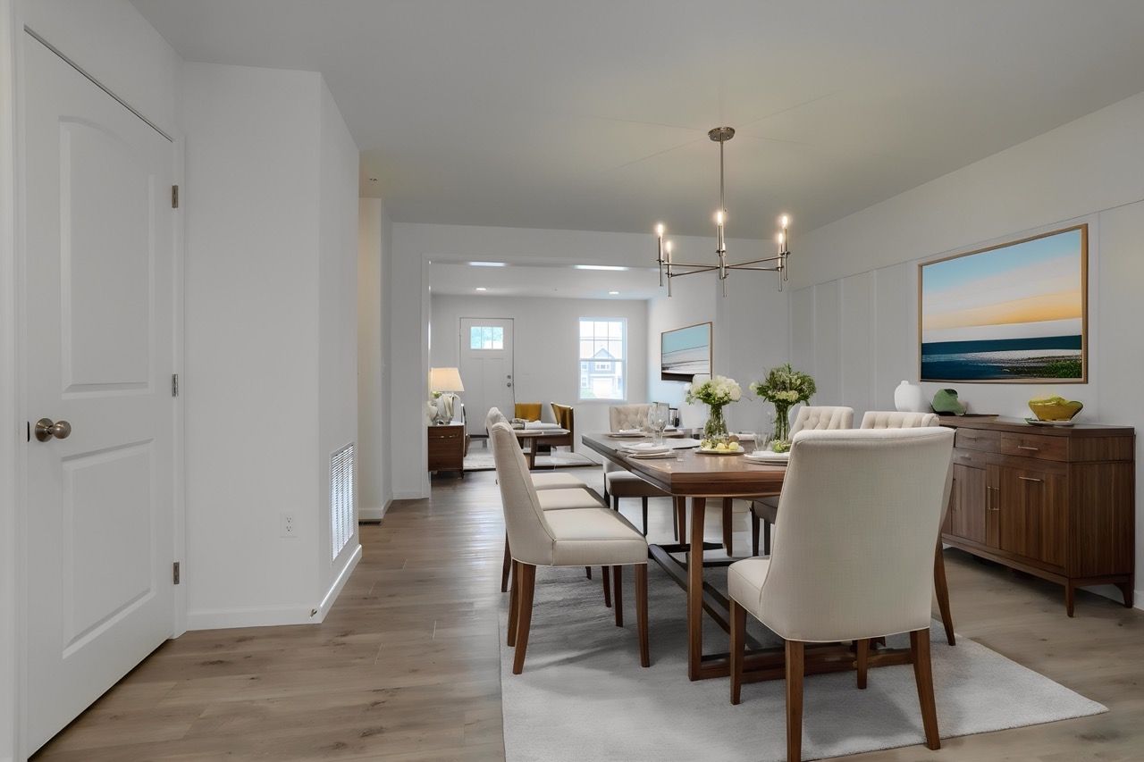 Dining room of a Home in Mayapple Woods Townhome Community from Garman Builders