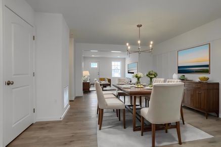 Dining room of a Home in Mayapple Woods Townhome Community from Garman Builders