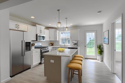 Kitchen of a Home in Mayapple Woods Townhome Community from Garman Builders