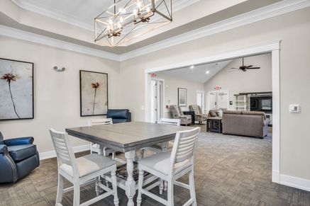 Dining Room in a home in Sagebrook 55+ Community from Garman Builders