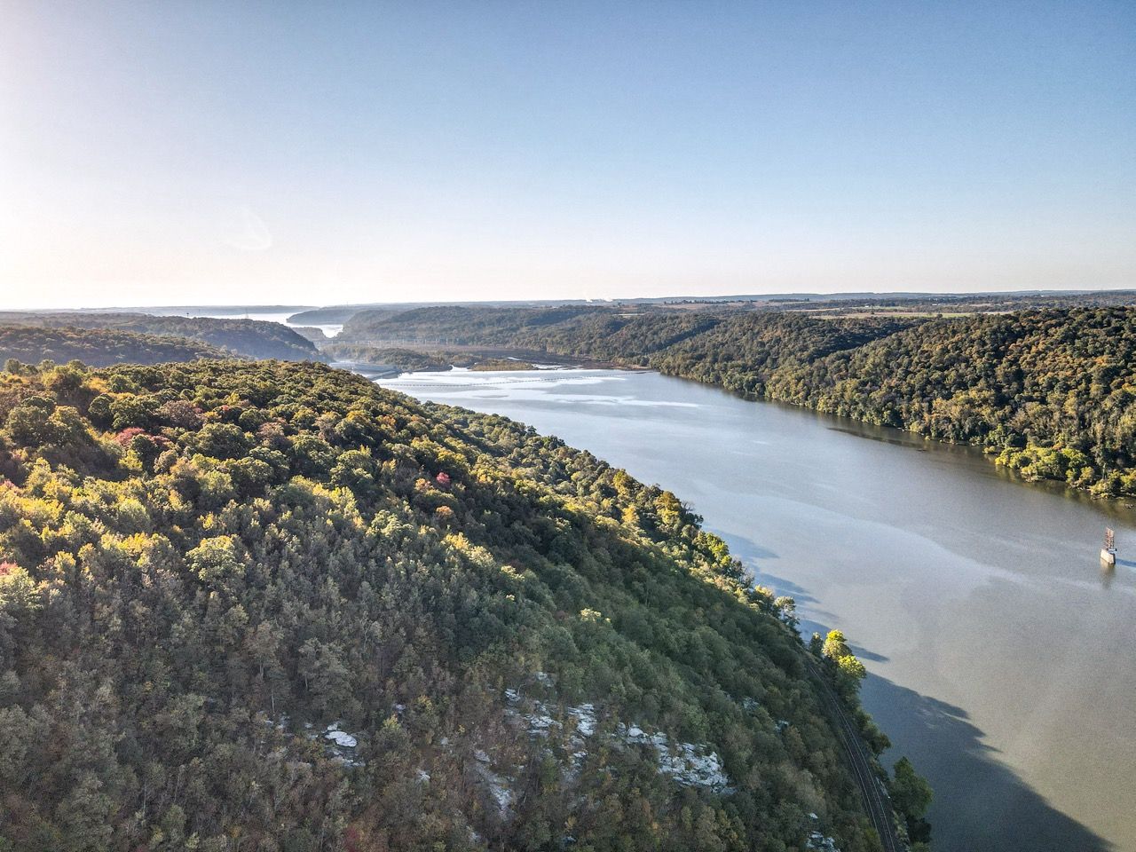 Drone shot of Rockville Community from Garman Builders
