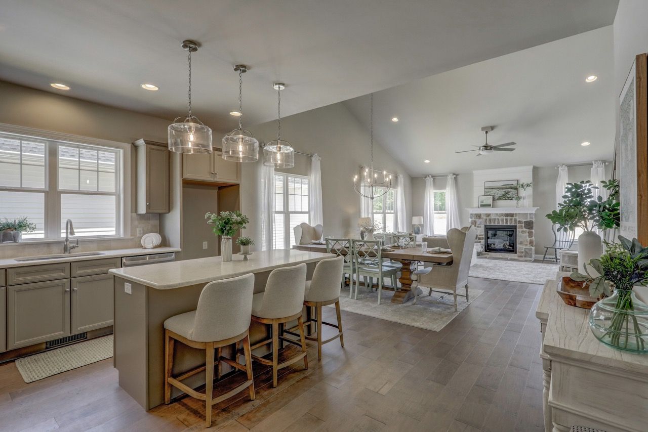 Kitchen in a home in the Porches of Allenberry Community from Garman Builders