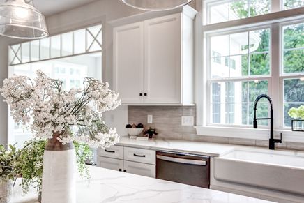 Kitchen in a home in the Porches of Allenberry Community from Garman Builders