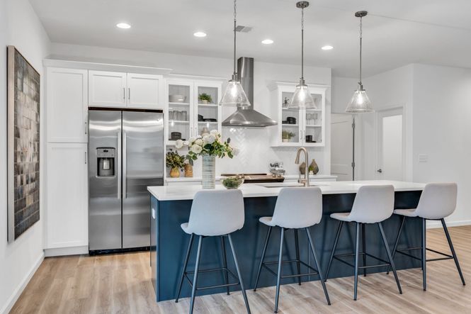 Kitchen of a home in Sagebrook 55+ Community from Garman Builders