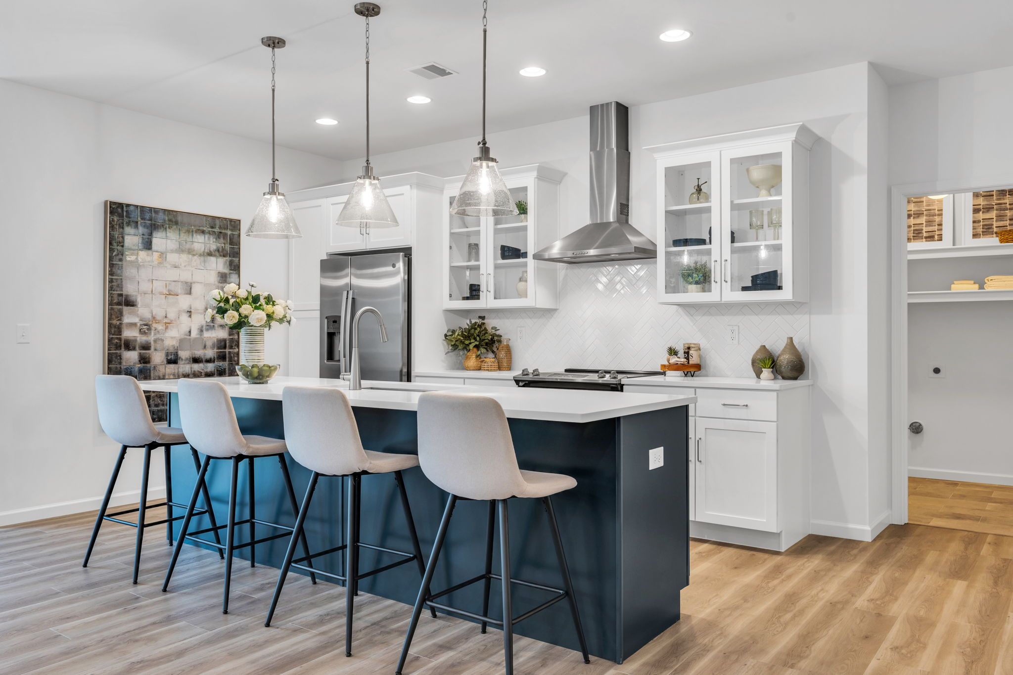 Kitchen of a home in Sagebrook 55+ Community from Garman Builders