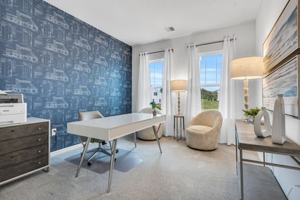 Office of a home in Sagebrook 55+ Community from Garman Builders