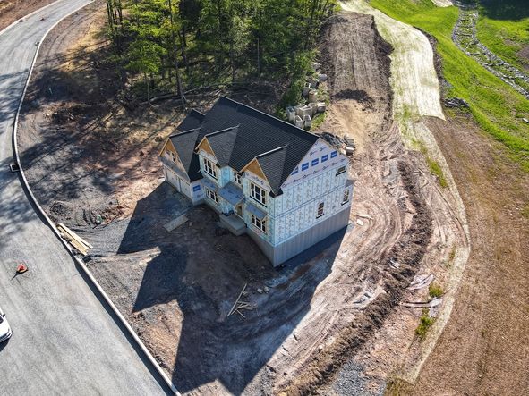 Front Elevation of a home in Rockville Community from Garman Builders