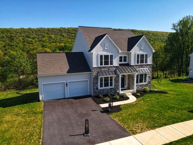 Front Elevation of a home in Rockville Community from Garman Builders