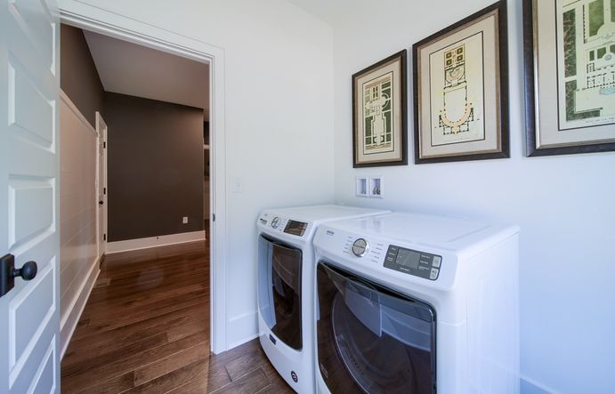 Laundry Room of a home in Rockville Community from Garman Builders