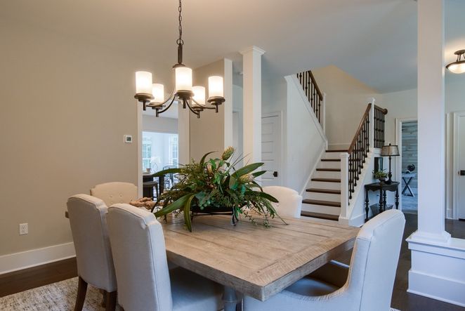 Dining Room of a home in Rockville Community from Garman Builders