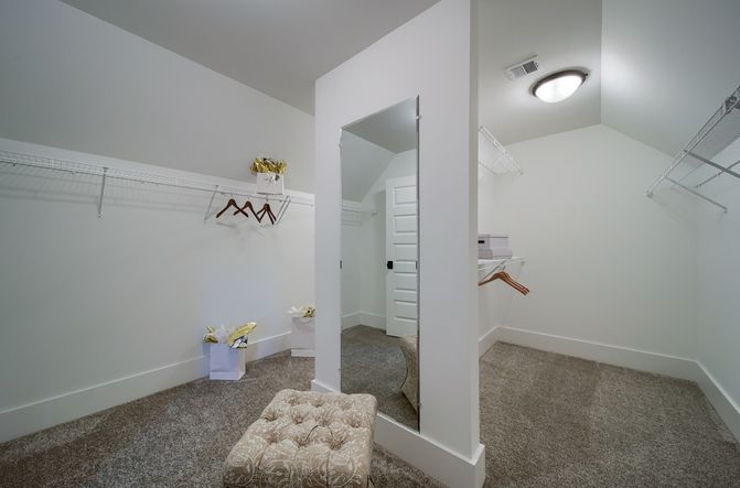 Walk In Closet of a home in Rockville Community from Garman Builders