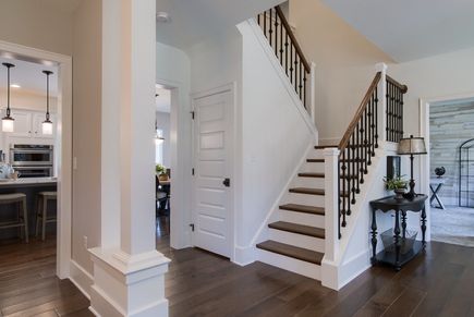 Staircase of a home in Rockville Community from Garman Builders