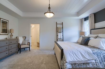 Bedroom of a home in Rockville Community from Garman Builders