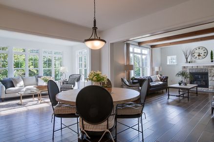 Dining Room of a home in Rockville Community from Garman Builders