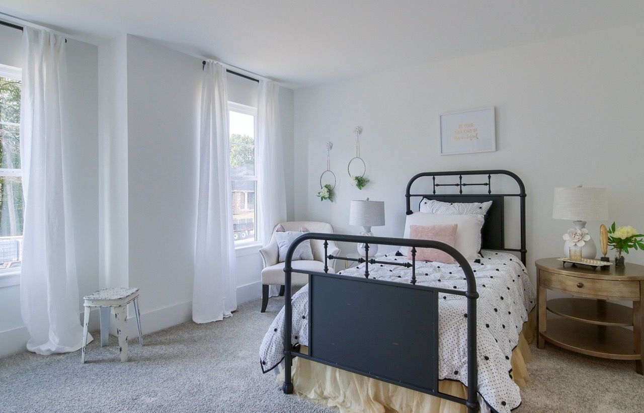 Bedroom of a home in Rockville Community from Garman Builders