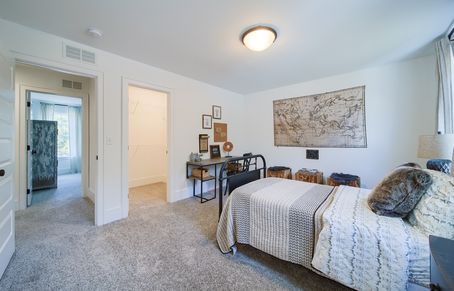 Bedroom of a home in Rockville Community from Garman Builders