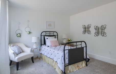 Bedroom of a home in Rockville Community from Garman Builders
