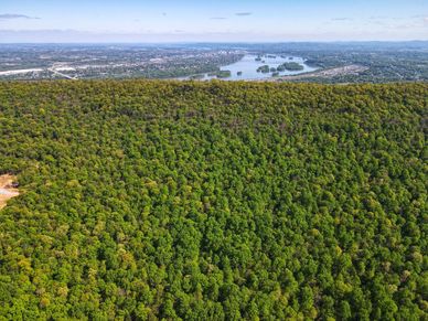 Drone photo of Rockville Community from Garman Builders
