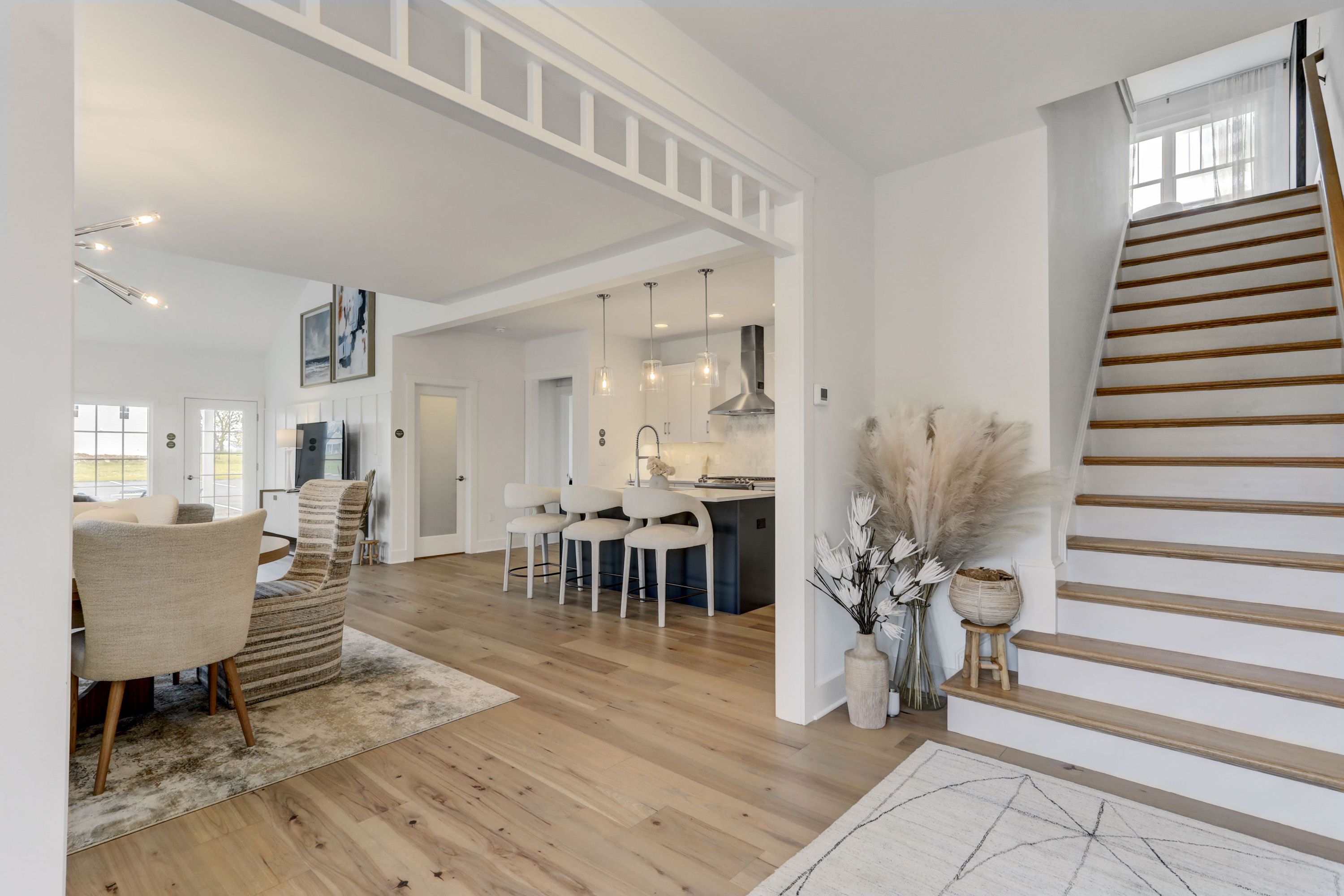 Kitchen and Living room in a Wynfield at Annville Home from Garman Builders
