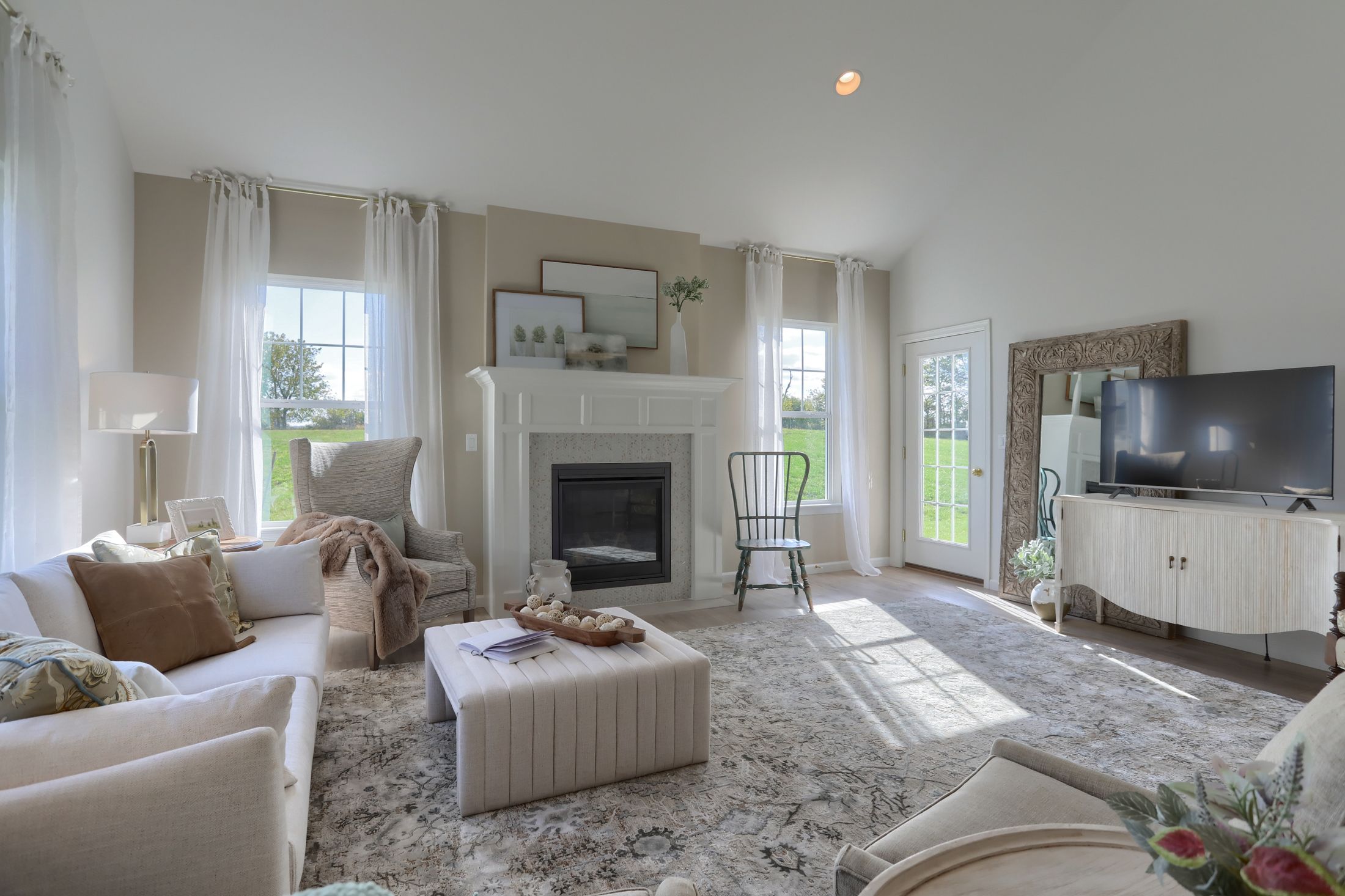 Living Room in a Wynfield at Annville home from Garman Builders