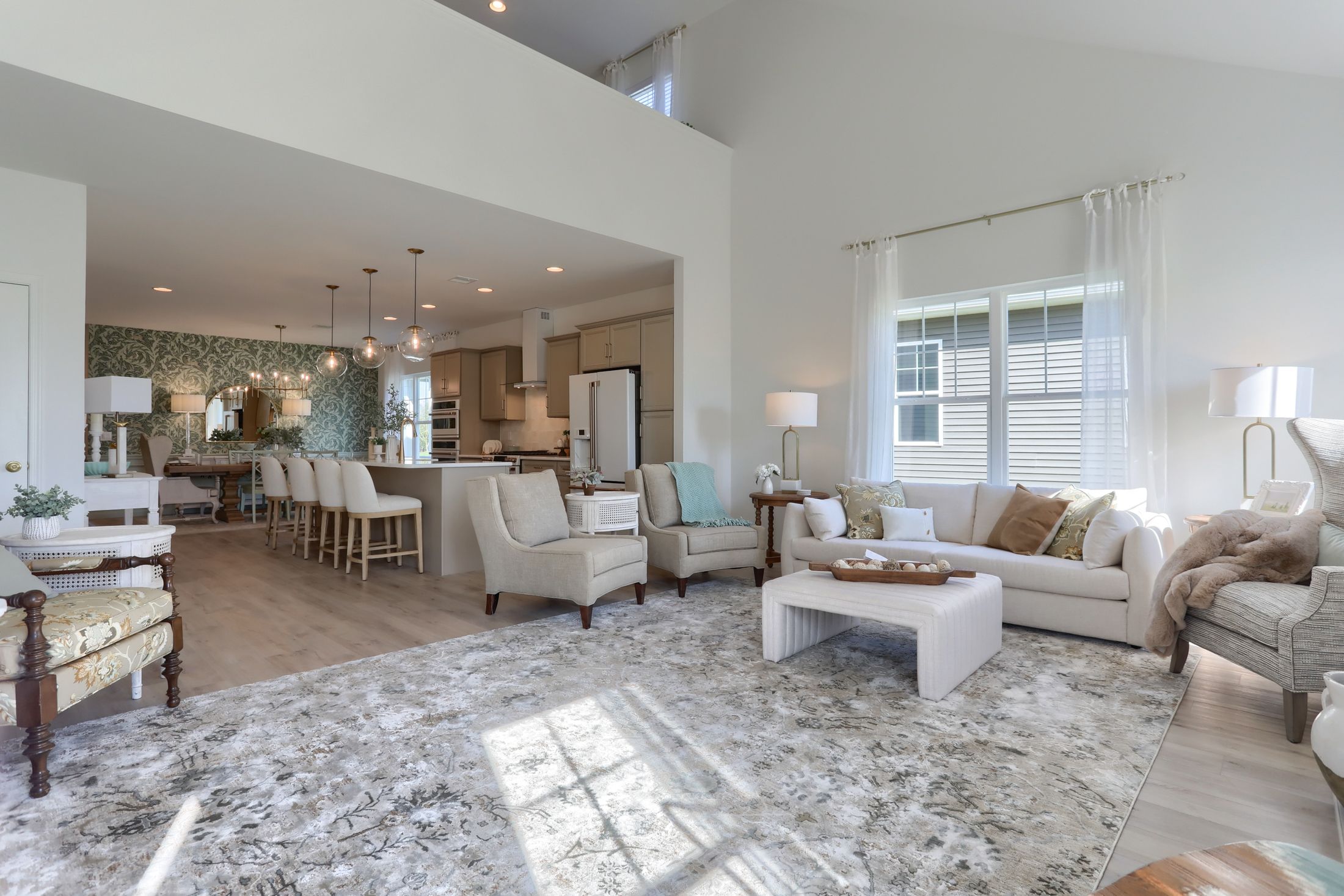Living Room in a Wynfield at Annville home from Garman Builders