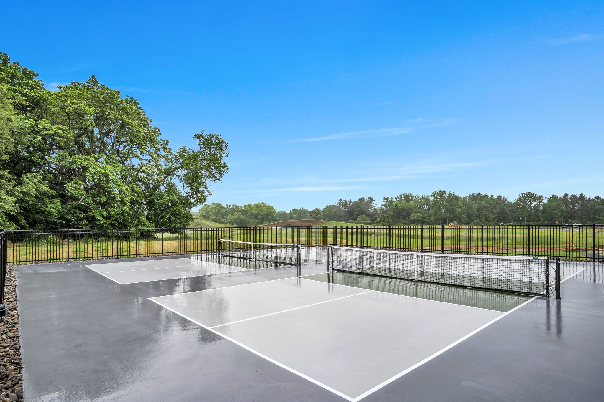 Pickleball court at the Wyn Clubhouse at Wynfield at Annville