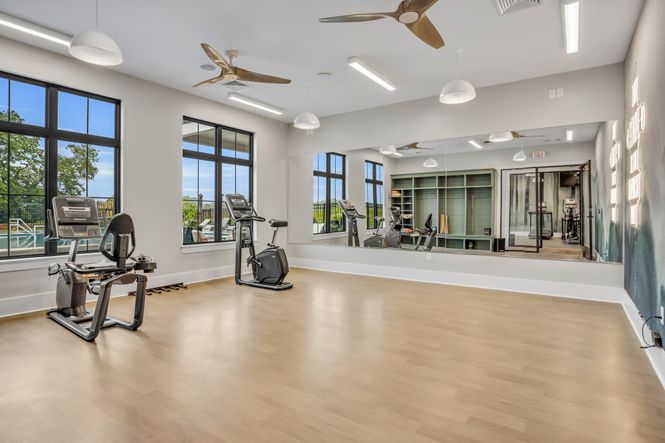 Gym in the Wyn Clubhouse at Wynfield at Annville