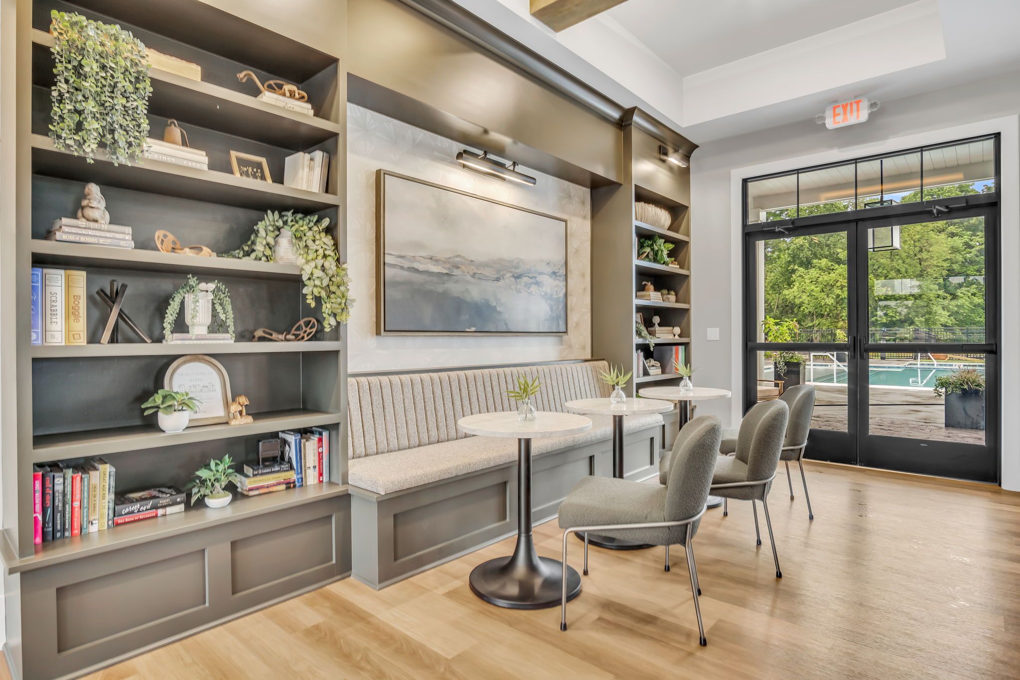 Common area in the Wyn Clubhouse at Wynfield at Annville