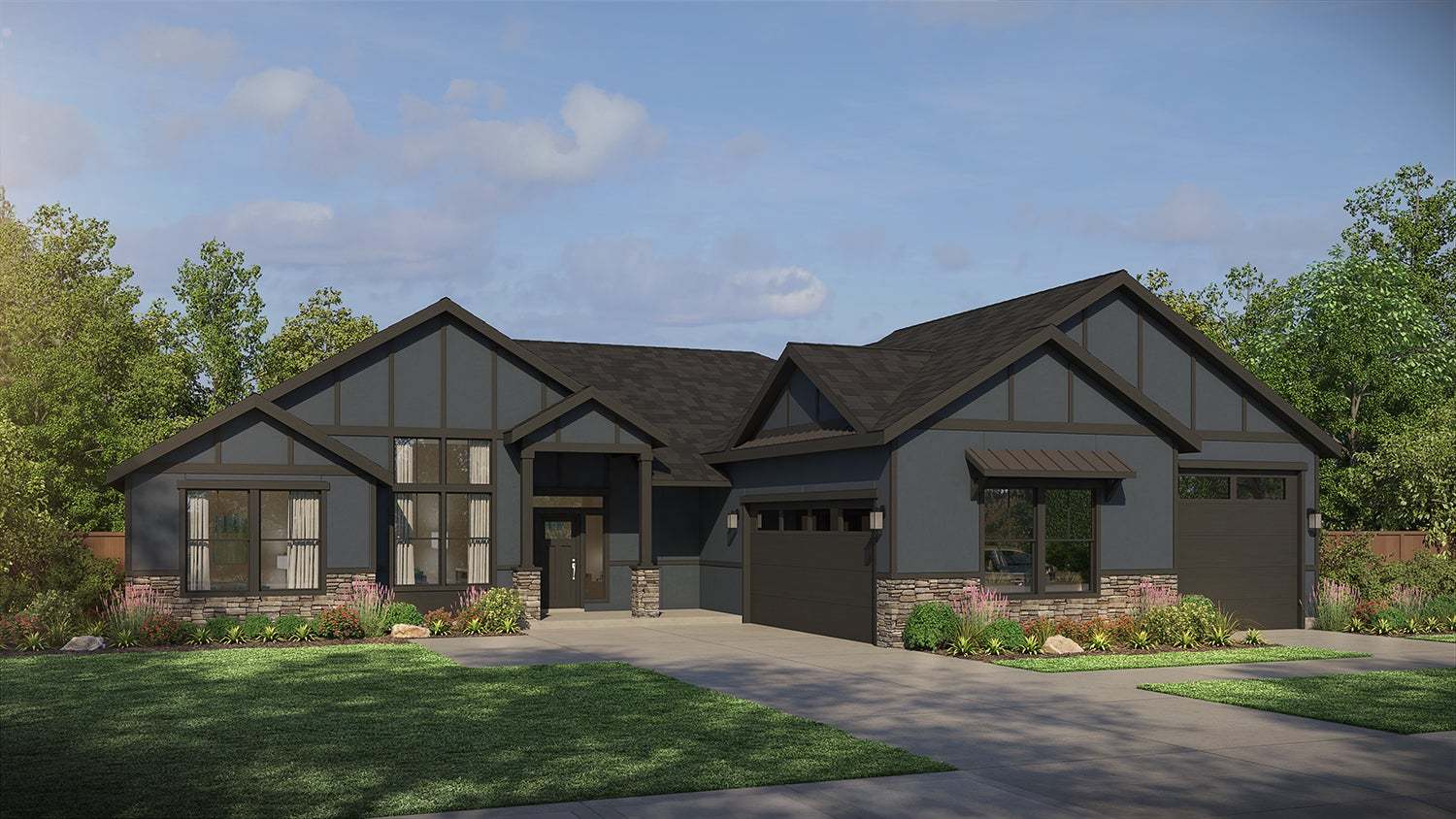 The Tahoma - Glacier Pointe at Tehaleh: Bonney Lake, Washington - Garrette Homes