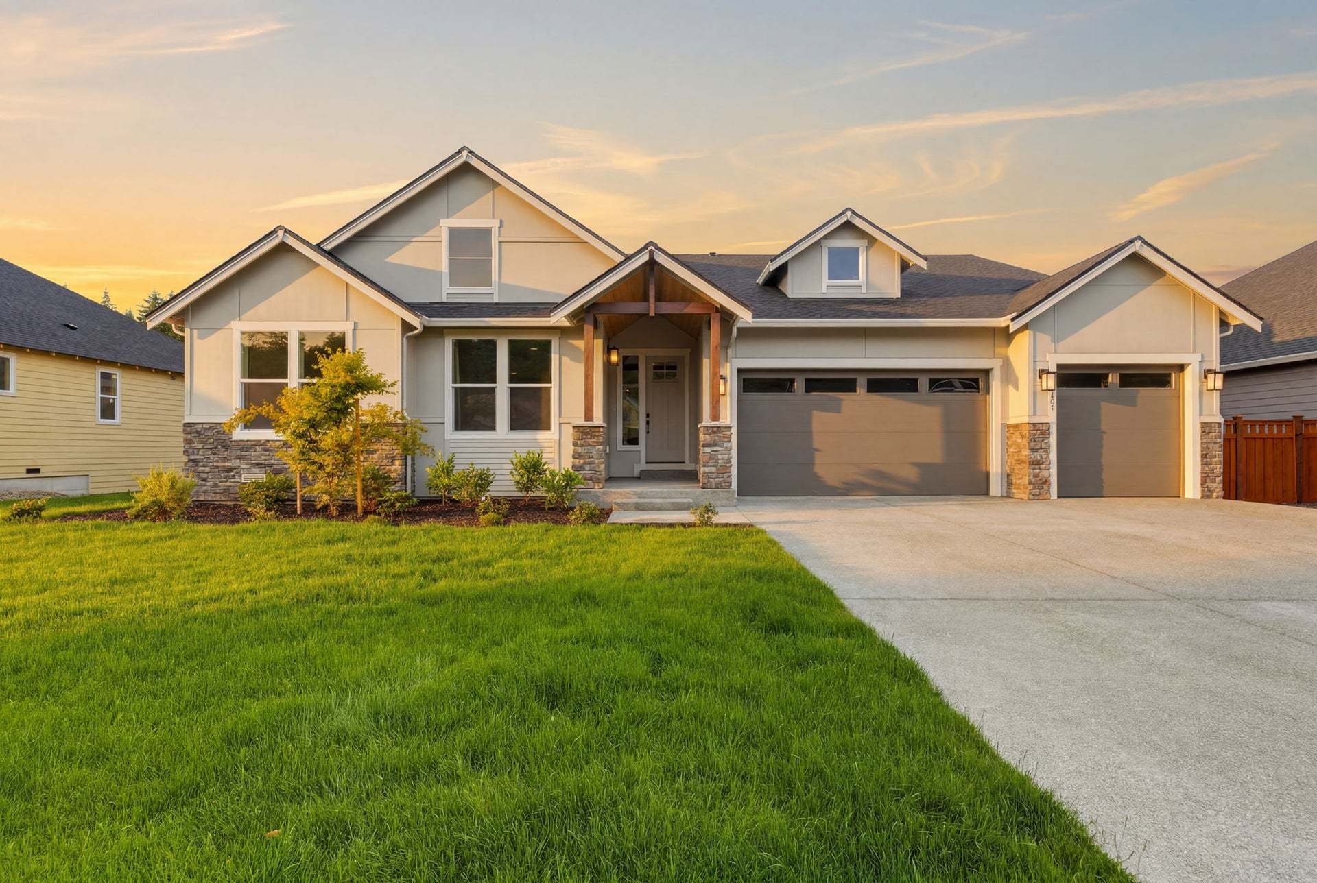 The Aspen Daylight Basement - Glacier Pointe at Tehaleh: Bonney Lake, Washington - Garrette Homes