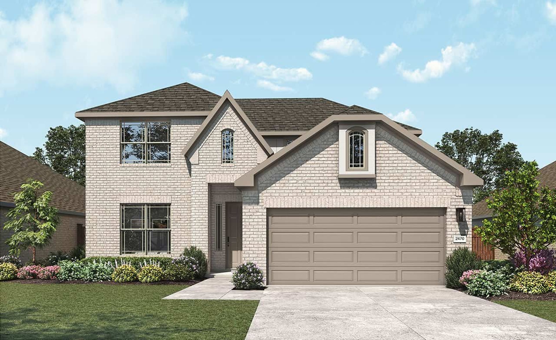Premier Series Hickory Plan at Brewster Pointe in College Station, TX by Brightland Homes