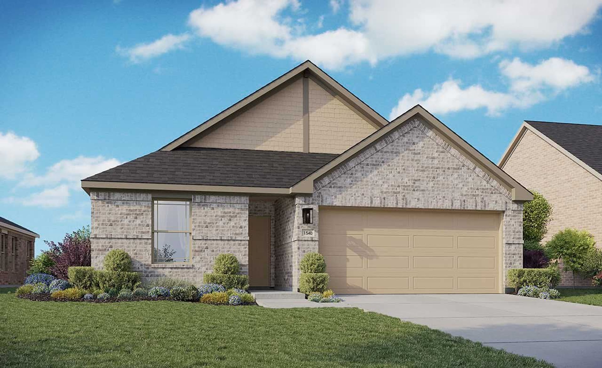 Enclave Bali Plan at Balmoral East in Houston, TX by Brightland Homes