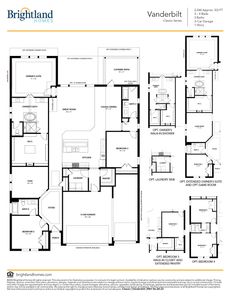 Classic Series - Vanderbilt Floor Plan - Brightland Homes