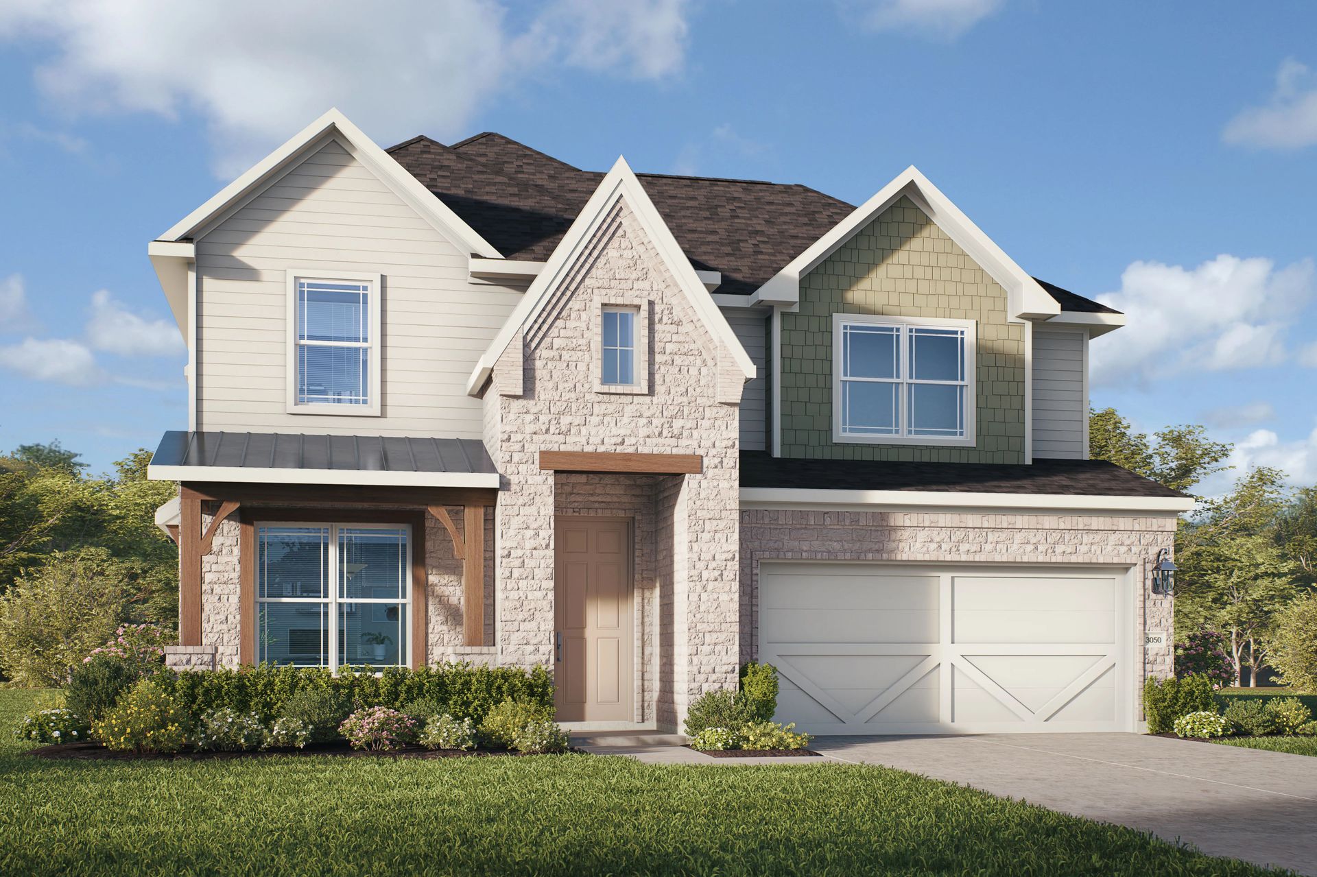The Crossvine in Schertz, TX New Homes by Brightland Homes