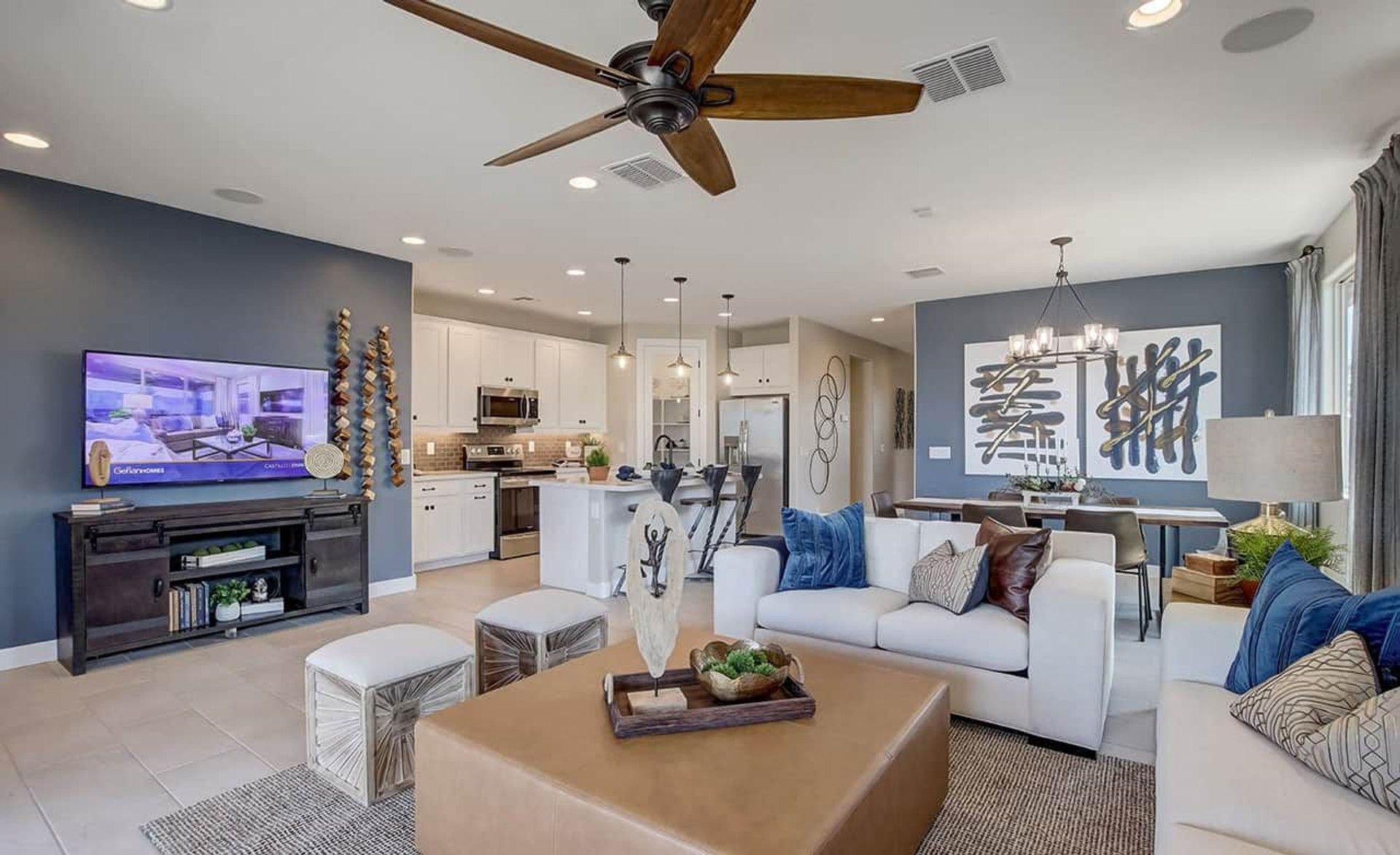 Discover high-end elegance with sophisticated decor and modern open-layout design at Anderson Parc, Arizona.