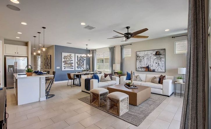 Experience refined elegance with open layouts and chic lighting at Castillo in Anderson Parc.