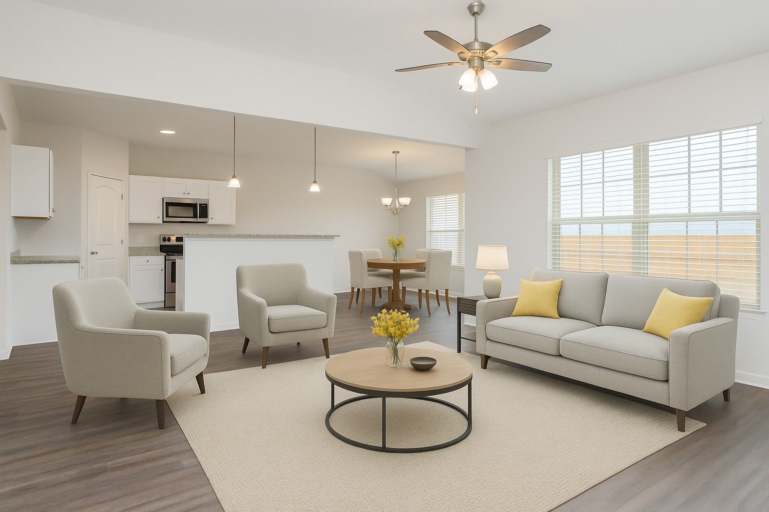 Staged Living Space